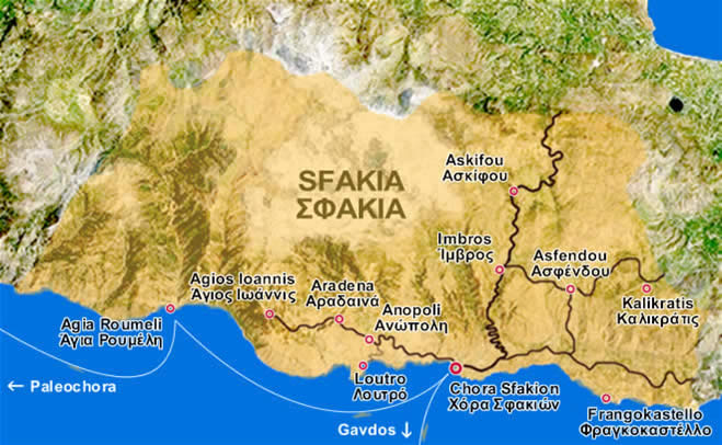 sfakia-karte