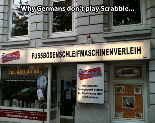 Why Germans dont play scrabble